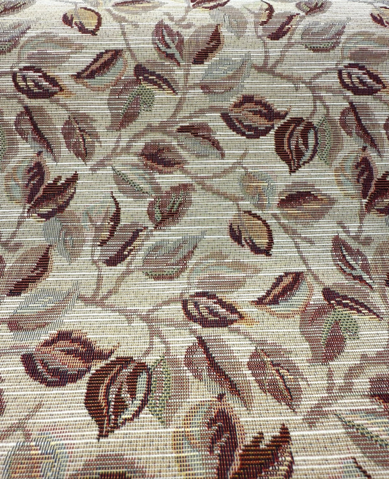 Gabrielle Ivory Leaves Branches Tapestry Regal Upholstery Fabric 