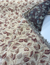 Gabrielle Ivory Leaves Branches Tapestry Regal Upholstery Fabric 