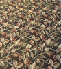 Gabrielle Teak Noir Leaves Branches Tapestry Regal Upholstery Fabric