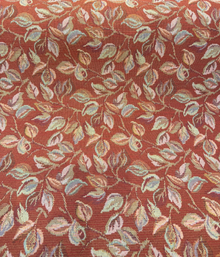  Gabrielle Salsa Red Leaves Branches Tapestry Regal Upholstery Fabric By The Yard