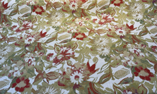  Roxanna Persimmon Jacquard Watercolor Abstract Upholstery Fabric 