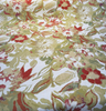 Roxanna Persimmon Jacquard Watercolor Abstract Upholstery Fabric By The Yard