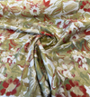 Roxanna Persimmon Jacquard Watercolor Abstract Upholstery Fabric By The Yard