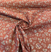 Gayle Salsa Red Scattered Rose Vintage Tapestry Upholstery Fabric By The Yard
