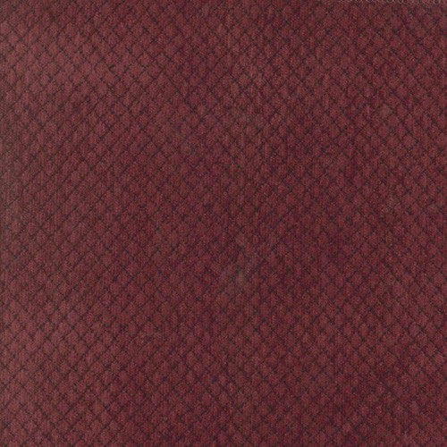 Regent Ruby Dark Red Small Diamond Chenille Regal Upholstery Fabric By The Yard