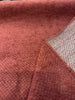 Regent Ruby Dark Red Small Diamond Chenille Regal Upholstery Fabric By The Yard