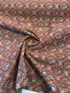 Gladys Salsa Red Flame Floral Bouquet Tapestry Upholstery Fabric By The Yard