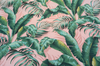 Outdoor Palmiers Pink Green Tommy Bahama Drapery Upholstery Fabric by the yard