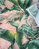 Outdoor Palmiers Pink Green Tommy Bahama Drapery Upholstery Fabric by the yard