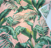 Outdoor Palmiers Pink Green Tommy Bahama Drapery Upholstery Fabric by the yard