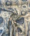 Majorca Denim Ellen Degeneres Abstract Drapery Upholstery PK Fabric By the Yard