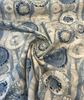 Majorca Denim Ellen Degeneres Abstract Drapery Upholstery PK Fabric By the Yard