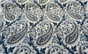 Waverly Plumtree Paisley Blue Ink Drapery Upholstery Fabric