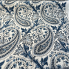 Waverly Plumtree Paisley Blue Ink Drapery Upholstery Fabric