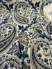 Waverly Plumtree Paisley Blue Ink Drapery Upholstery Fabric