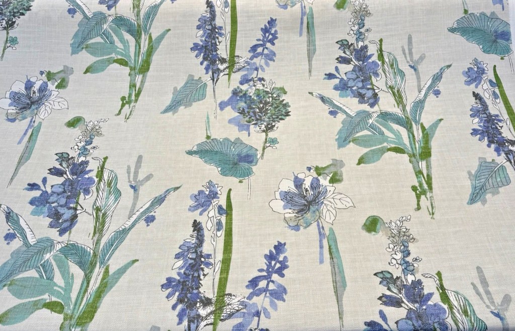 Free Hand Floral Atmosphere P/K Lifestyles Drapery Upholstery Fabric by the yard
