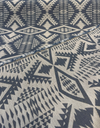 Sunbrella Diamond River Tonal Indigo Pendelton Upholstery Fabric