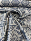 Sunbrella Diamond River Tonal Indigo Pendelton Upholstery Fabric By the yard