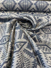 Sunbrella Diamond River Tonal Indigo Pendelton Upholstery Fabric By the yard