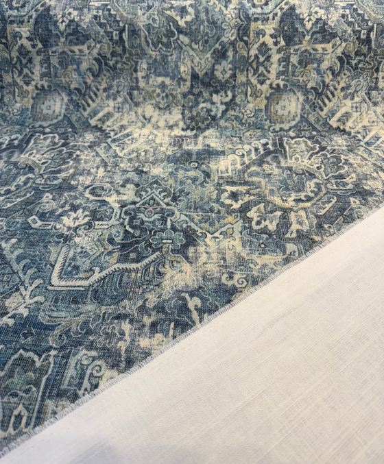 Cumbrae Denim P/K Lifestyles Drapery Upholstery Fabric by the yard