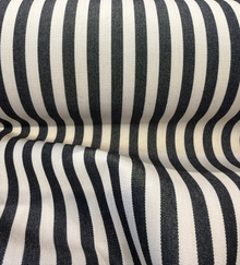  Sunbrella Robins Stripe Black Performance Outdoor 14009-0054 Fabric 
