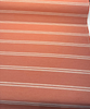Sunbrella Wayward Papaya Pink Stripe Upholstery Outdoor Fabric By the yard