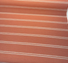 Sunbrella Wayward Papaya Pink Stripe Upholstery Outdoor Fabric By the yard