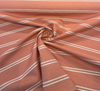 Sunbrella Wayward Papaya Pink Stripe Upholstery Outdoor Fabric By the yard