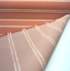 Sunbrella Wayward Papaya Pink Stripe Upholstery Outdoor Fabric By the yard
