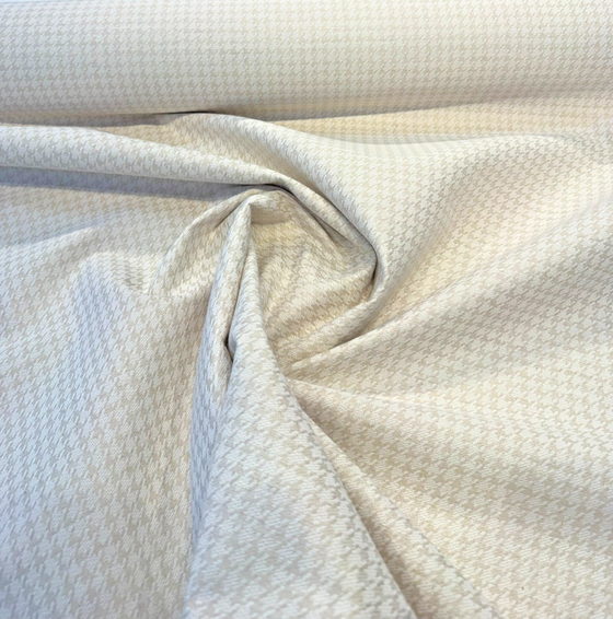 Sunbrella Houndstooth Ivory Performance Outdoor Upholstery Fabric By The Yard – 44240-0001