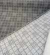 Sunbrella Pindler Gridlock Charcoal Gray Performance Outdoor Fabric By the yard