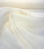 Belgian Linen Sheer Snow White Curtain Drapery 59 inch Fabric By the Yard