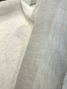 Belgian Linen Sheer Taupe Curtain Drapery 57 inch Fabric By the Yard