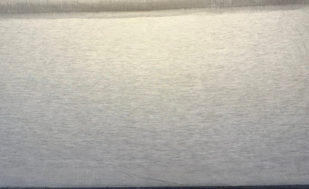 Belgian Linen Sheer Gray Curtain Drapery 59 inch Fabric By the Yard