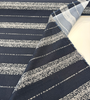 Sunbrella Alaxi Bel Air Blue Nightfall Stripe Outdoor Fabric By the yard