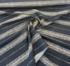 Sunbrella Alaxi Bel Air Blue Nightfall Stripe Outdoor Fabric By the yard