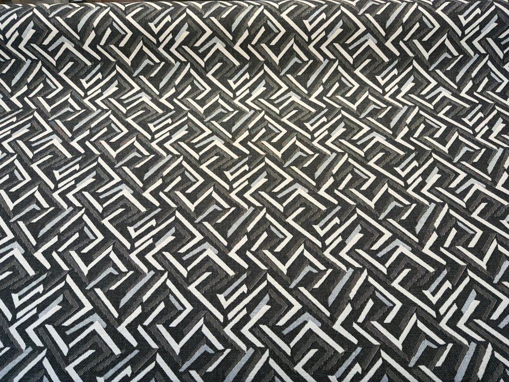 Sunbrella Kaza Charcoal Performance Outdoor Upholstery Fabric By the yard