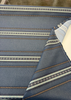 Sunbrella Wayward Indigo Blue Stripe Upholstery Outdoor Fabric By the yard