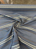 Sunbrella Wayward Indigo Blue Stripe Upholstery Outdoor Fabric By the yard