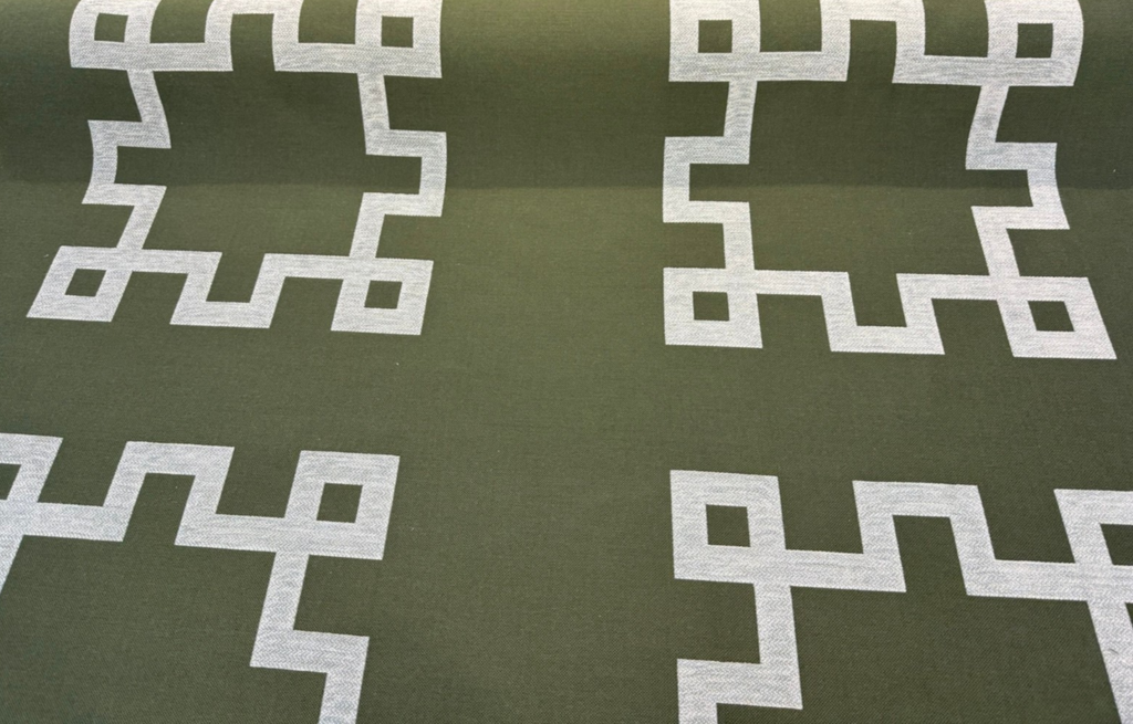 Sunbrella Greco Green Kelp Upholstery 73045-0002 Reversible Fabric By The Yard