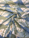 PK Washed Ashore Meadow Blue Elana Gabrielle Embroidered Fabric By The Yard