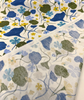 P/K Nasturtiums Blue Berry Elana Gabrielle Upholstery Drapery Fabric by the yard