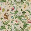 Williamsburg Garden Images Creme Floral Drapery Upholstery Waverly Fabric