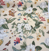 Williamsburg Garden Images Creme Floral Drapery Upholstery Waverly Fabric