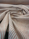 Cullen Ticking Stripe Bay Berry PK Drapery Upholstery Fabric