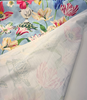 Enchanted Garden Robins Egg Blue PK Floral Bird Teflon Finish Fabric by the yard