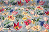 Enchanted Garden Robins Egg Blue PK Floral Bird Teflon Finish Fabric by the yard