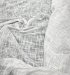 Aloha Sheer White 110'' Wide Textured Curtain Drapery Fabric By The Yard