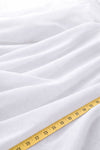 Batiste White Sheer 118'' Extra Wide Curtain Drapery Fabric