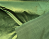Luxury Velvet Hunter Green Heavy Upholstery Fabric By The Yard